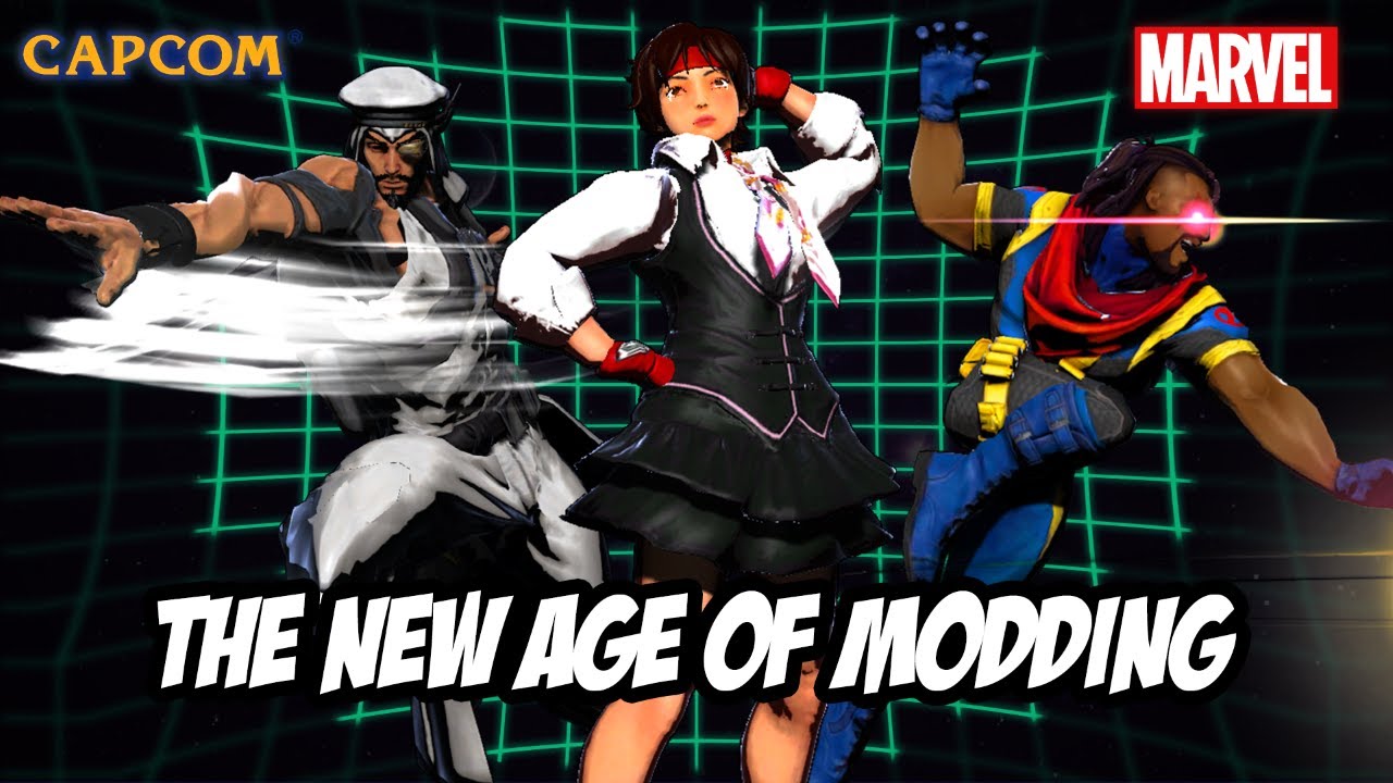 UMVC 3 Palette Swap - Rashid, Bishop, Sakura Combos