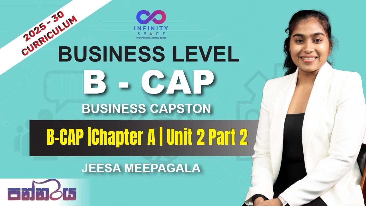 B CAP Chapter A Unit 2 Part 2 | BL- B - CAP | #casrilanka # ...