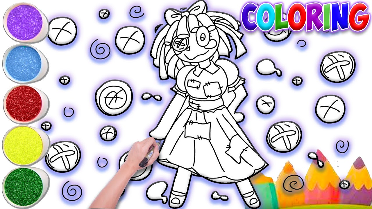 Coloring RAGATHA FROM AMAZING DIGITAL CIRCUS | Coloring Pages from ...