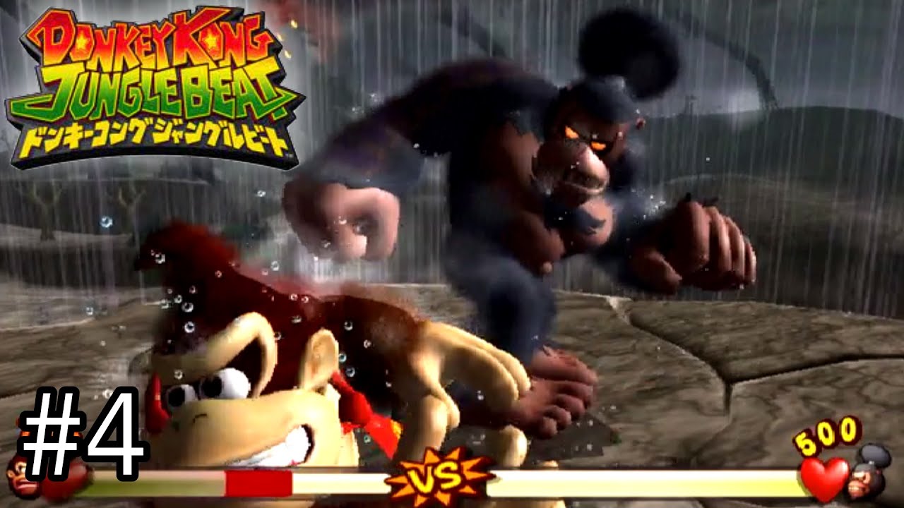 Fists and beats save the jungle [Donkey Kong Jungle Beat] #4 - YouTube