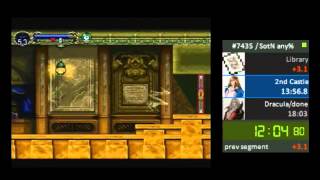 Castlevania: Symphony of the Night speedrun in 17:55