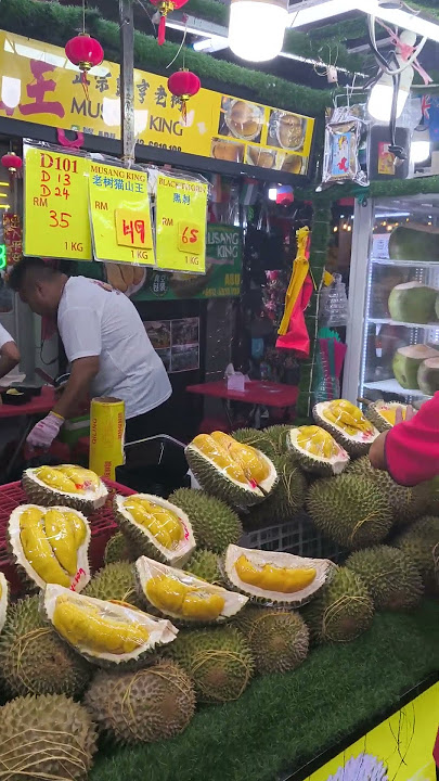 Harga Durian Musang King di Kuala Lumpur Lebih Murah