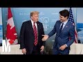 Donald Trump’s rambling explanation of what happened at the G7 with Justin Trudeau