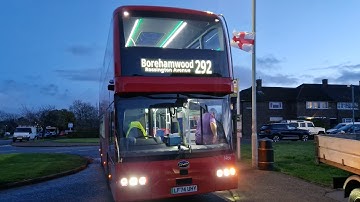 FULL BYD JOURNEY | LONDON BUS 292 BOREHAMWOOD ROSSINGTON AVENUE - COLINDALE ASDA (LF74UHY) 1466