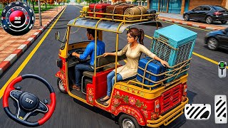 Tuk Tuk Rickshaw Driving 3D: City Rickshaw Pick Drop Passenger Transport! Real Android Gameplay screenshot 4