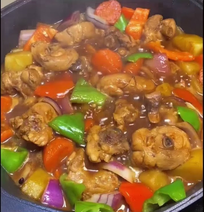 Braised Chicken with Potato and Carrot | Quick and Easy | Shorts