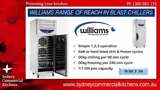 WILLIAMS - Reach In Blast Chiller Freezer