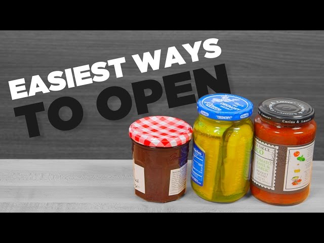 How to Open a Jar Lid that's Too Tight - 4 Hacks - The DIY Lighthouse