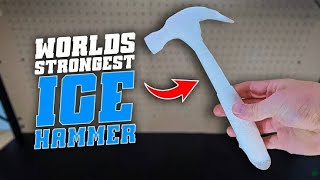 Building the World’s Strongest Ice Hammer #experiment #science #icecream