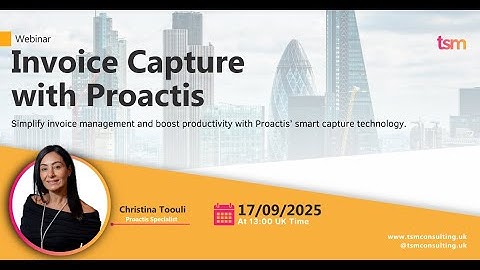Invoice Capture with Proactis