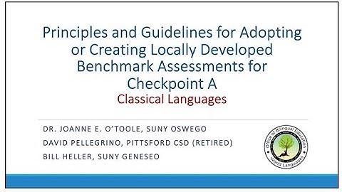 Assessment Guidance Classical