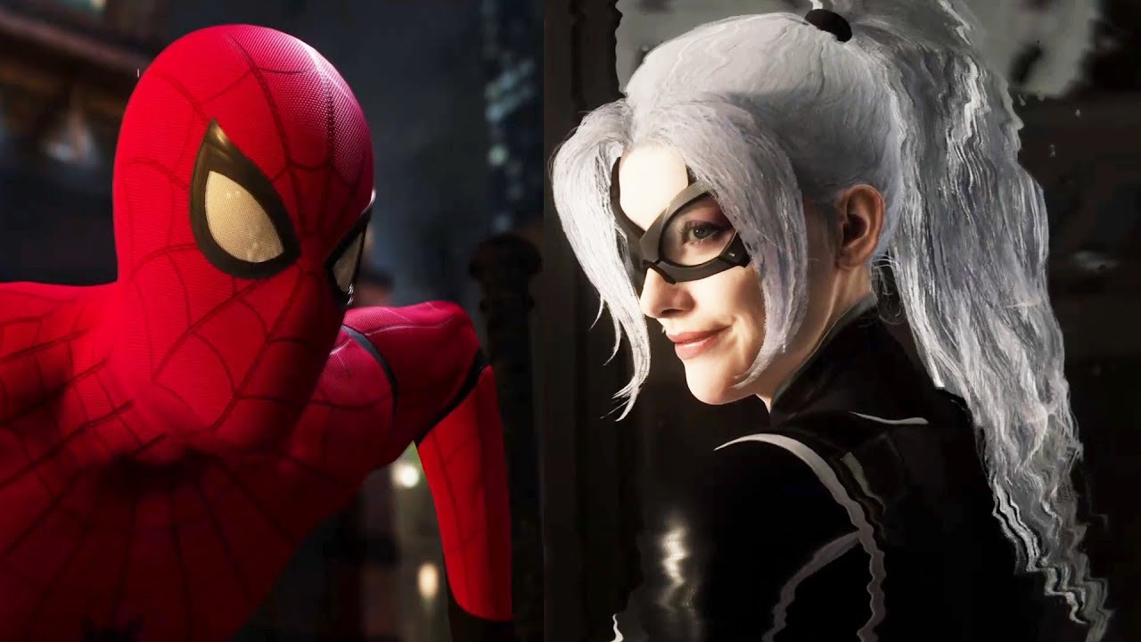 Черная кошка играть. Black Cat Spider man ps4. Black Cat Spider man ps4 hot.