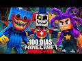 Sobreviví 100 Días En Un Apocalipsis De Poppy Playtime 5 En Minecraft