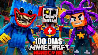 Sobreviví 100 Días En Un Apocalipsis De Poppy Playtime 5 En Minecraft