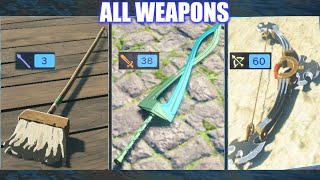 All Weapons & Shields Showcase - Zelda Tears of the Kingdom (Full Compendium)