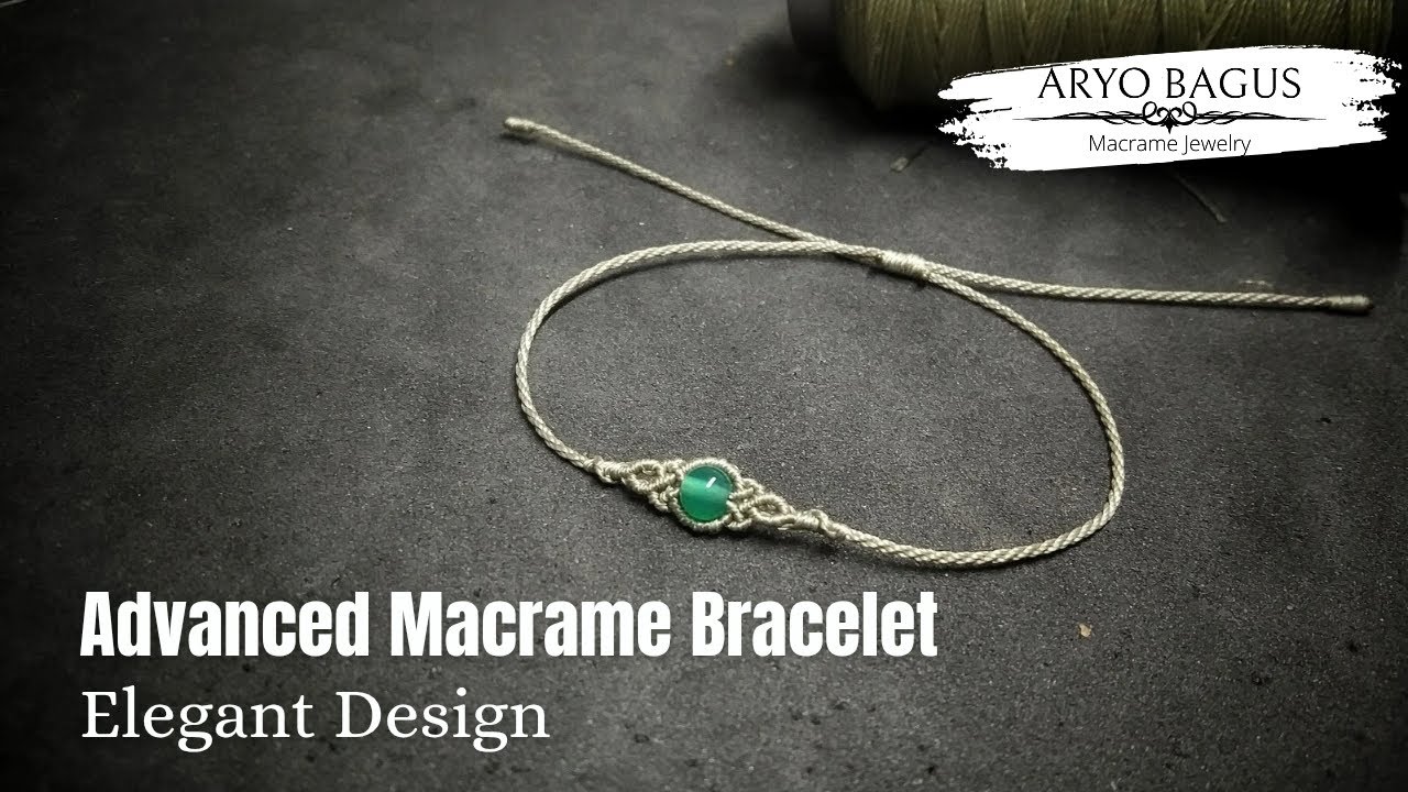 Advanced Macrame Bracelet Tutorial with Beads | Elegant DIY Jewelry #diy #macramebracelets 