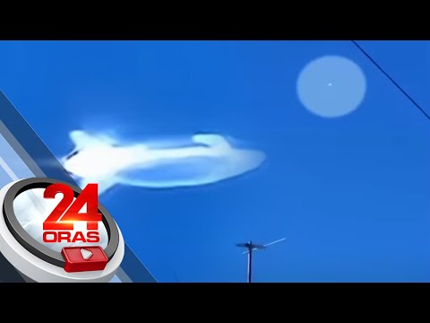 Misteryosong bagay, namataan sa himpapawid sa Pangasinan at Baguio City | 24 Oras