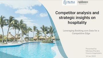 Competitor Analysis and Strategic Insights on Hospitality | Rapidbounce x Big Blue Data Academy