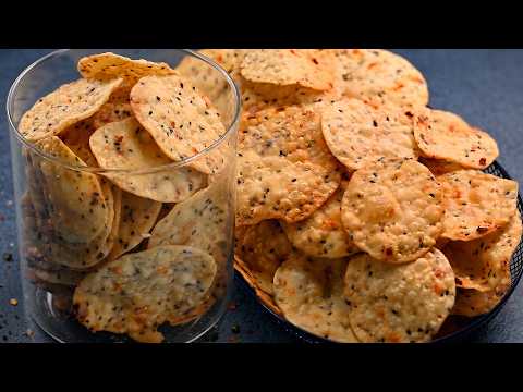 बाजार के चिप्स भूल जाएंगे जब बनाएंगे ये डिब्बा भर खस्ता और मसालेदार​ नमकीन | Crispy Papdi Namkeen