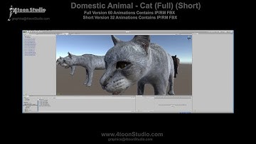 Unity Asset Store Pack - Domestic Animal - Cat (Full) (Download link below)