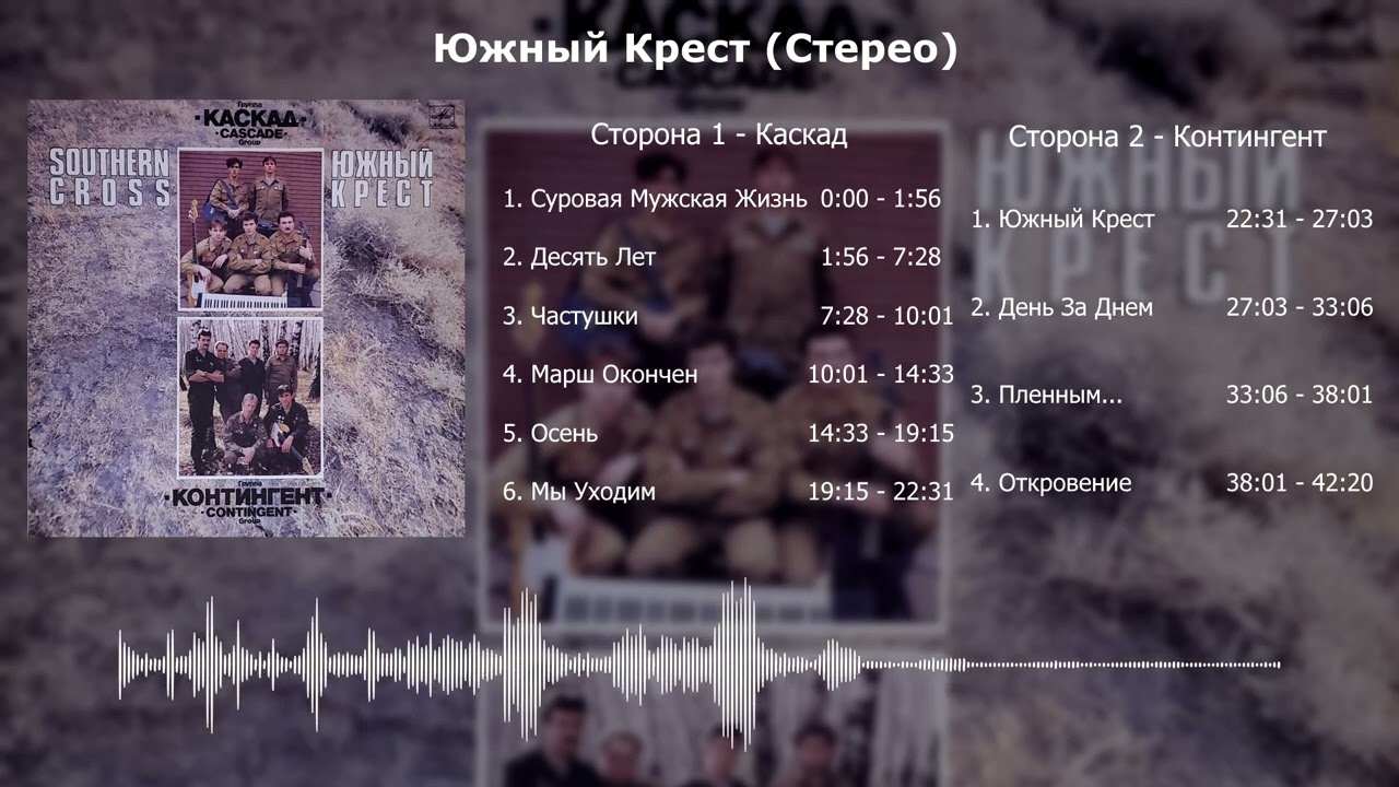 Cascade & Contingent"Southern Cross" Full (Stereo)/ Каскад & Контингент"Южный Крест" Альбом (Стерео)