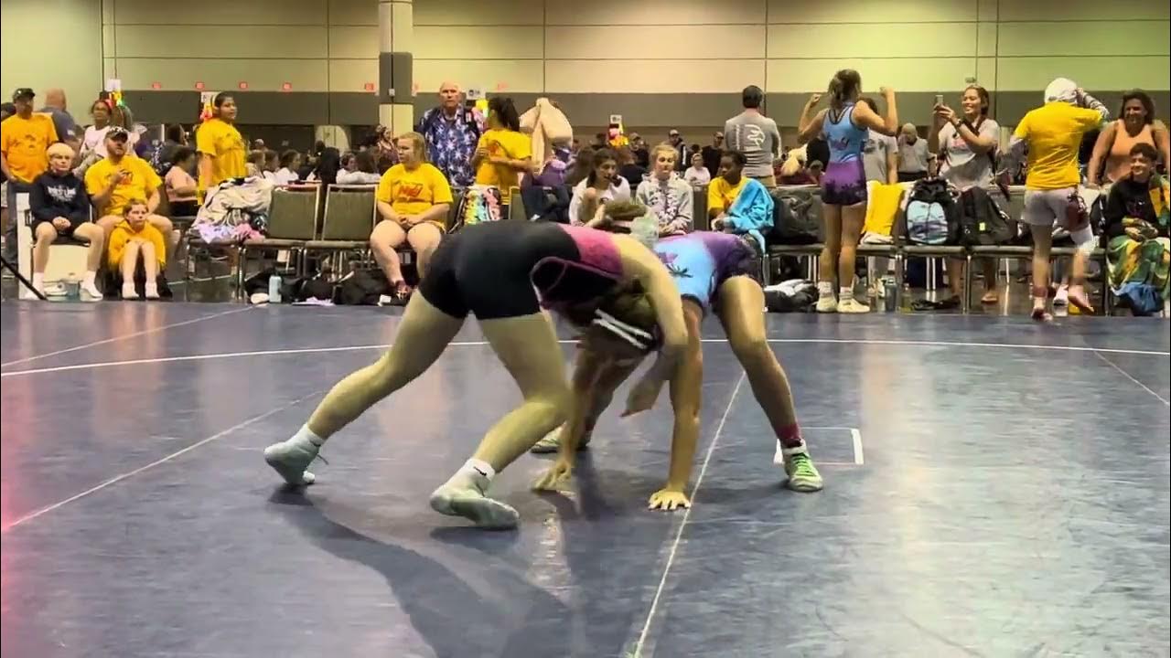 2023 AAU Scholastic National Duals 145lbsKendall Bibla vs Isabelle Kuehler YouTube
