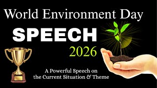 World Environment Day Speech In English 2026  Powerful Speech On Environment Day 2026