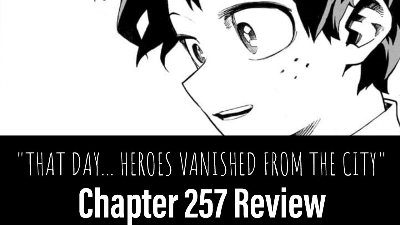 My Hero Academia Chapter 257 Review | Prelude to War - YouTube