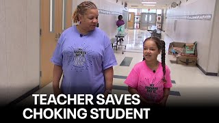 Cedar Hill elementary school teacher saves choking student's life