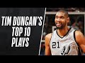 Tim duncans top 10 plays of his career