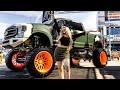 They wrapped my truck live in the sema show