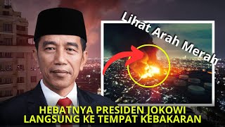 Momen Haru Presiden Jokowi Kunjungi Korban Kebakaran TBBM Pertamina Plumpang