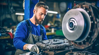 Amazing Technique of Repairing Truck Clutch Plate