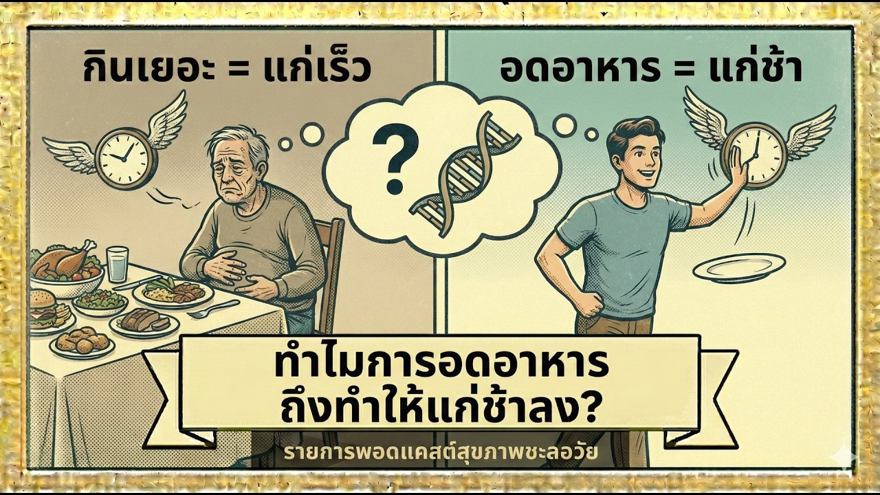 ทำไมการอดอาหาร ถึงทำให้แก่ช้าลง?