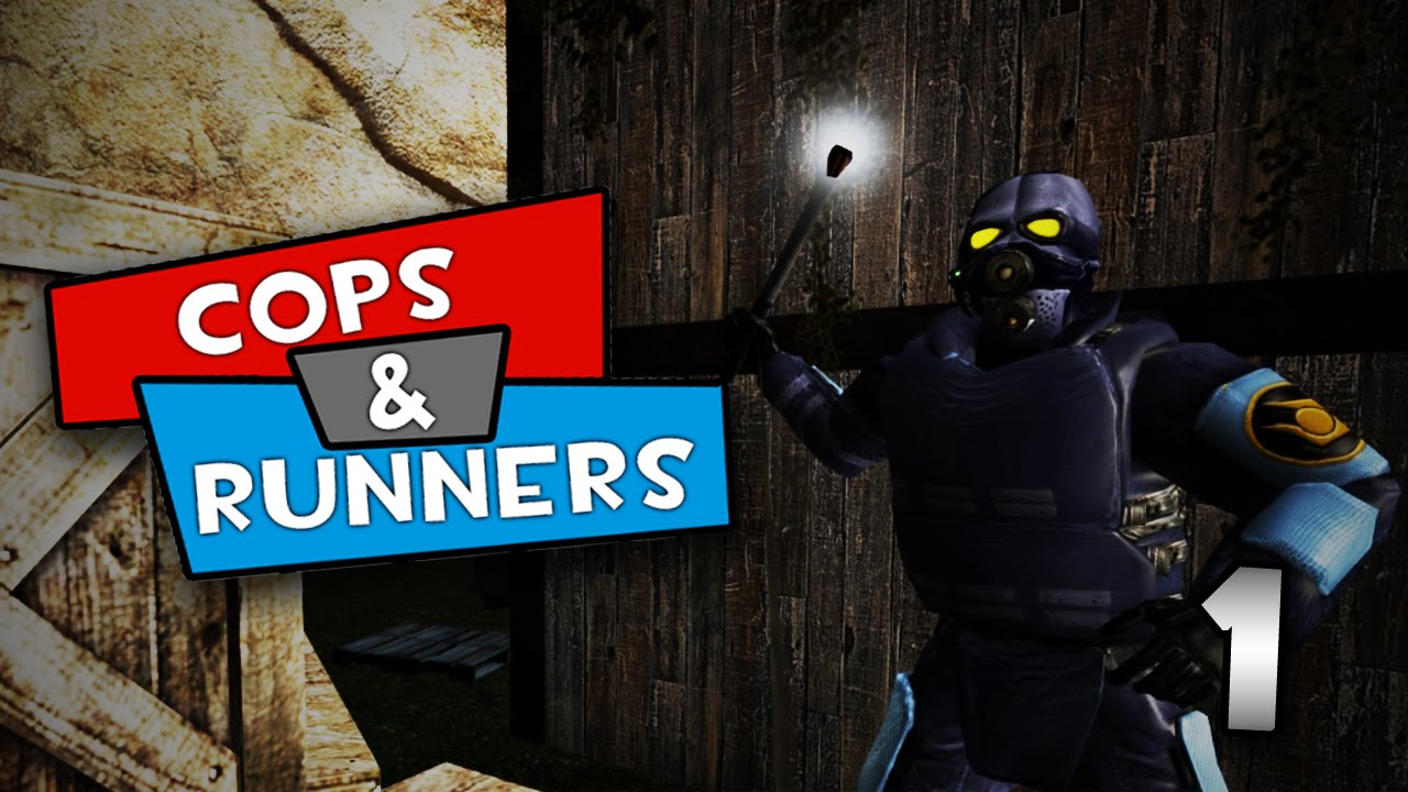 Intense Chasing & Secret Tunnel! (Cops & Runners #1)