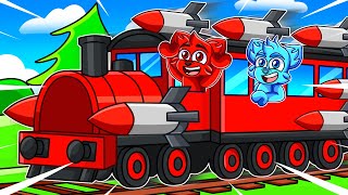 ZBUDOWAŁEM NAJSZYBSZY POCIĄG w GRZE ROBLOX ZBUDUJ POCIĄG! screenshot 1