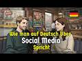 German Social Media Vocabulary You Need | German conversation exercise (A1-A2) #germanspeaking