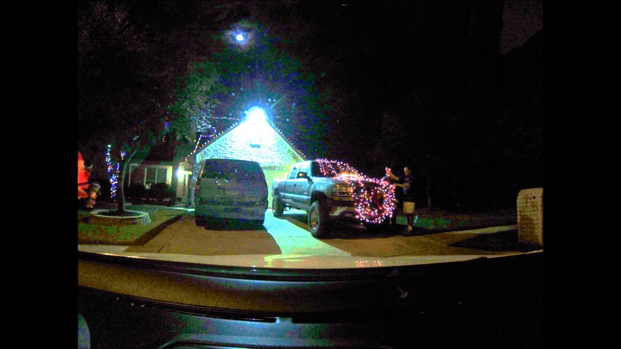 Christmas Lights on a Truck YouTube