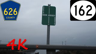 ⁴ᴷ Seashore Road/Cape May Canal Bridge (CR 626/NJ Route 162) northbound [4K VIDEO]