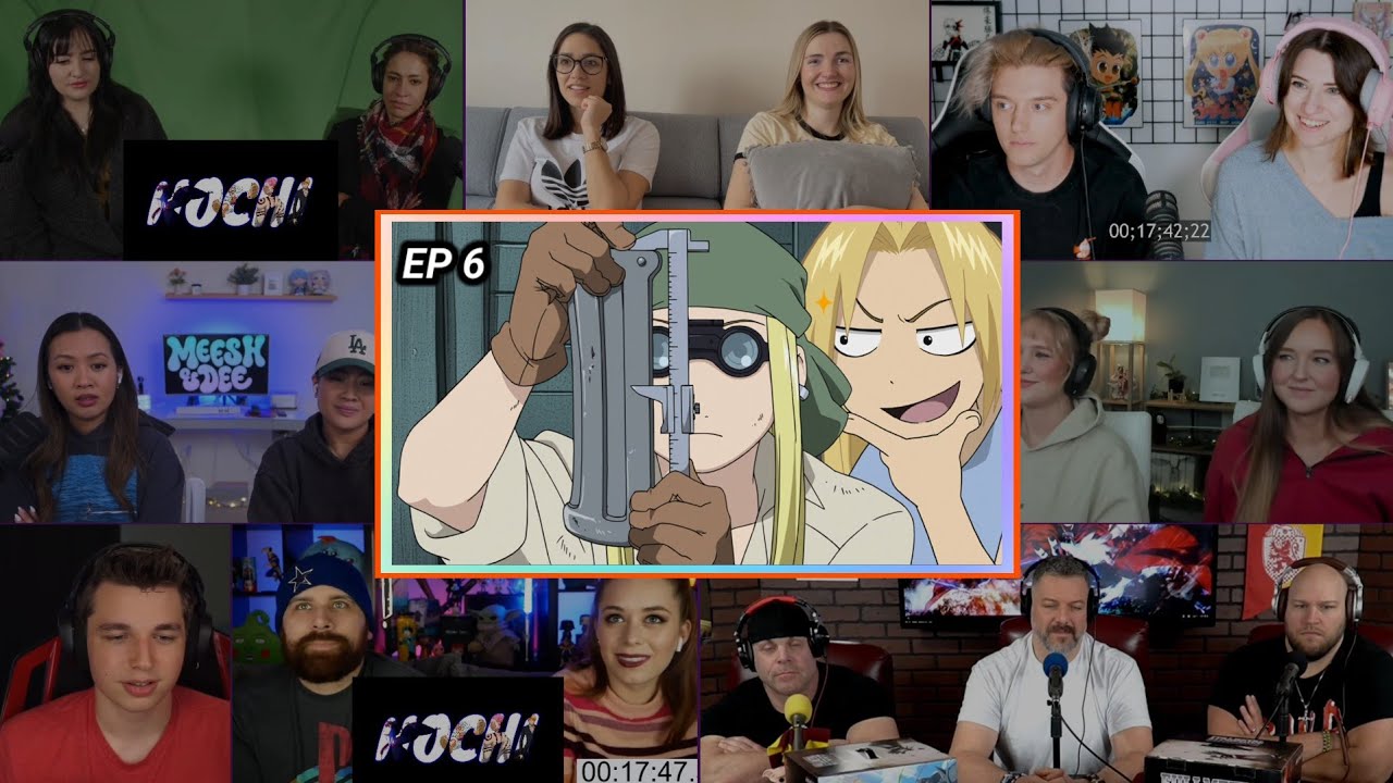 FullMetal Alchemist BrotherHood | Episode 6 | Reaction Mashup | English Dubbed | 鋼の錬金術師
