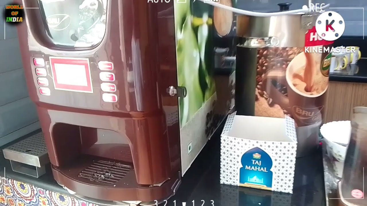 BRU Coffee Machine Full Process How to Making Coffee   WorldofIndiavlogs ManojDey