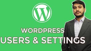 Wordpress Users and Settings in Urdu Hindi - WP # 14