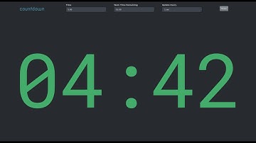 Sử Dụng Html + Css + Javascript Làm CountDown cực dễ.