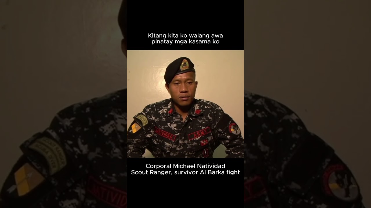 Kitang kita ko walang awa pinatay mga kasama ko. Sgt Michael Natividad.