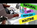 Back To School Natural Kids Wash Day Routine Start To Finish / NATURAL HAIR