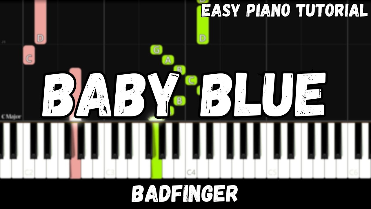 Badfinger - Baby Blue (Easy Piano Tutorial)