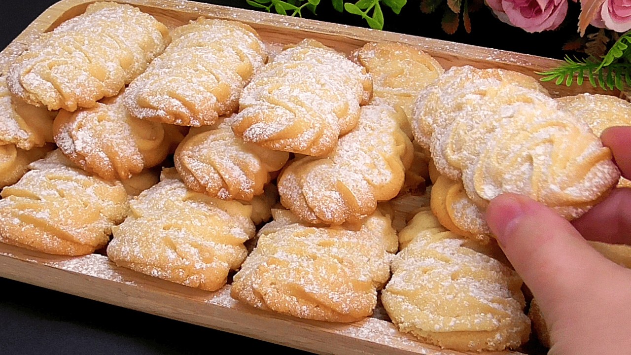 Самое нежное и быстрое песочное печенье, тает во рту! Сразу 2 лучших простых рецепта