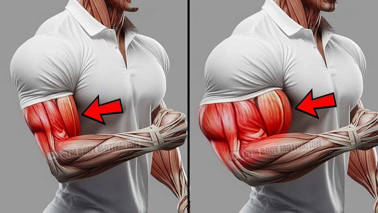 6 упражнений для рук для быстрого наращивания бицепсов и трицепсов | Комплексная тренировка для рук