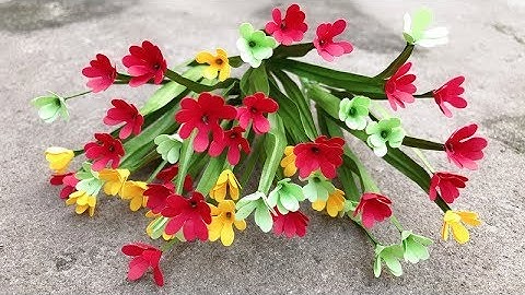 ABC TV | How To Make Flower Bouquet Accessories With Shape Punch #2- Craft Tutorial